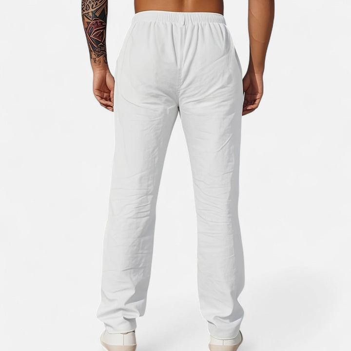 Lauvin | Men’s Linen Trousers – Heritage Relaxed Cut