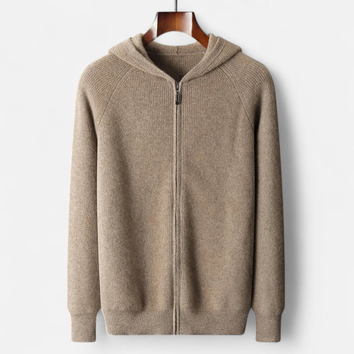 Lauvin | Men’s Zipped Hoodie – Heritage Merino Knitwear
