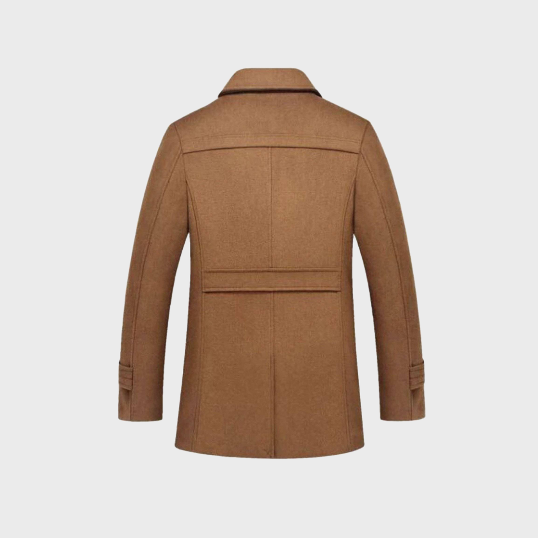 André | Manteau classique en laine de type caban