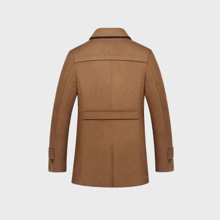 André | Manteau classique en laine de type caban