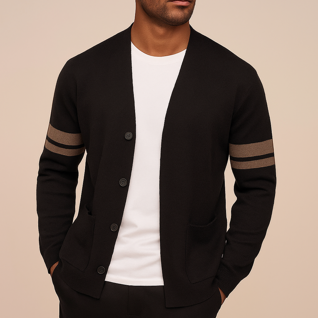 Emil | Merino Wool Cardigan With Pockets