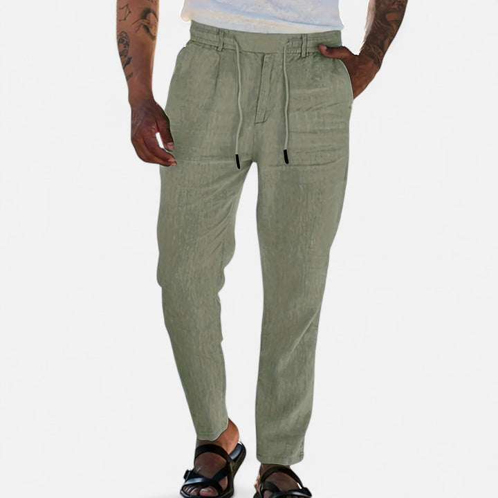 Lauvin | Men’s Linen Trousers – Heritage Lightweight Fit