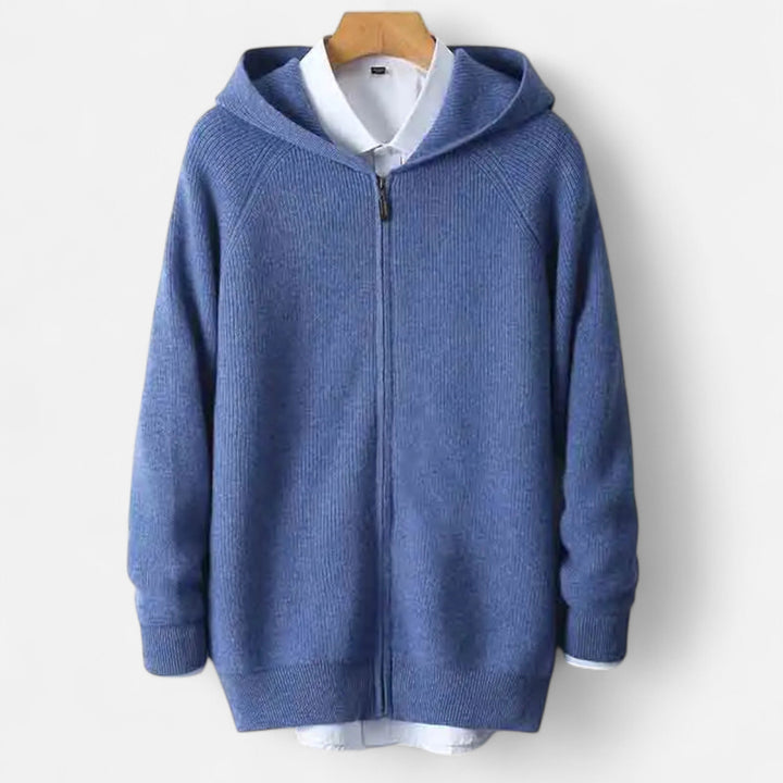 Lauvin | Men’s Zipped Hoodie – Heritage Merino Knitwear