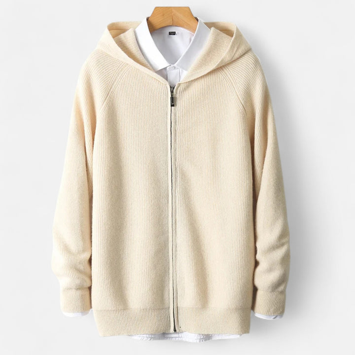 Lauvin | Men’s Zipped Hoodie – Heritage Merino Knitwear