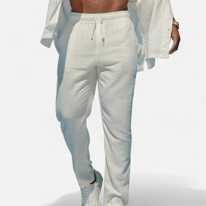 Lauvin | Men’s Linen Trousers – Heritage Relaxed Cut