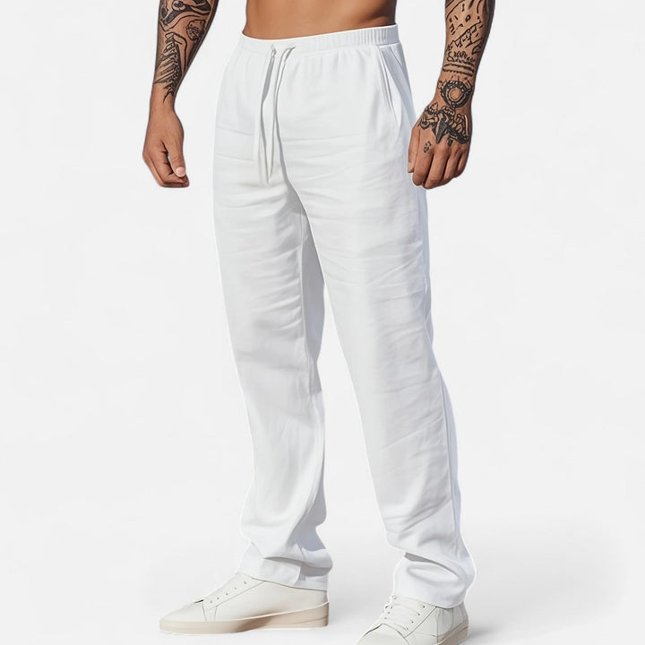 Lauvin | Men’s Linen Trousers – Heritage Relaxed Cut