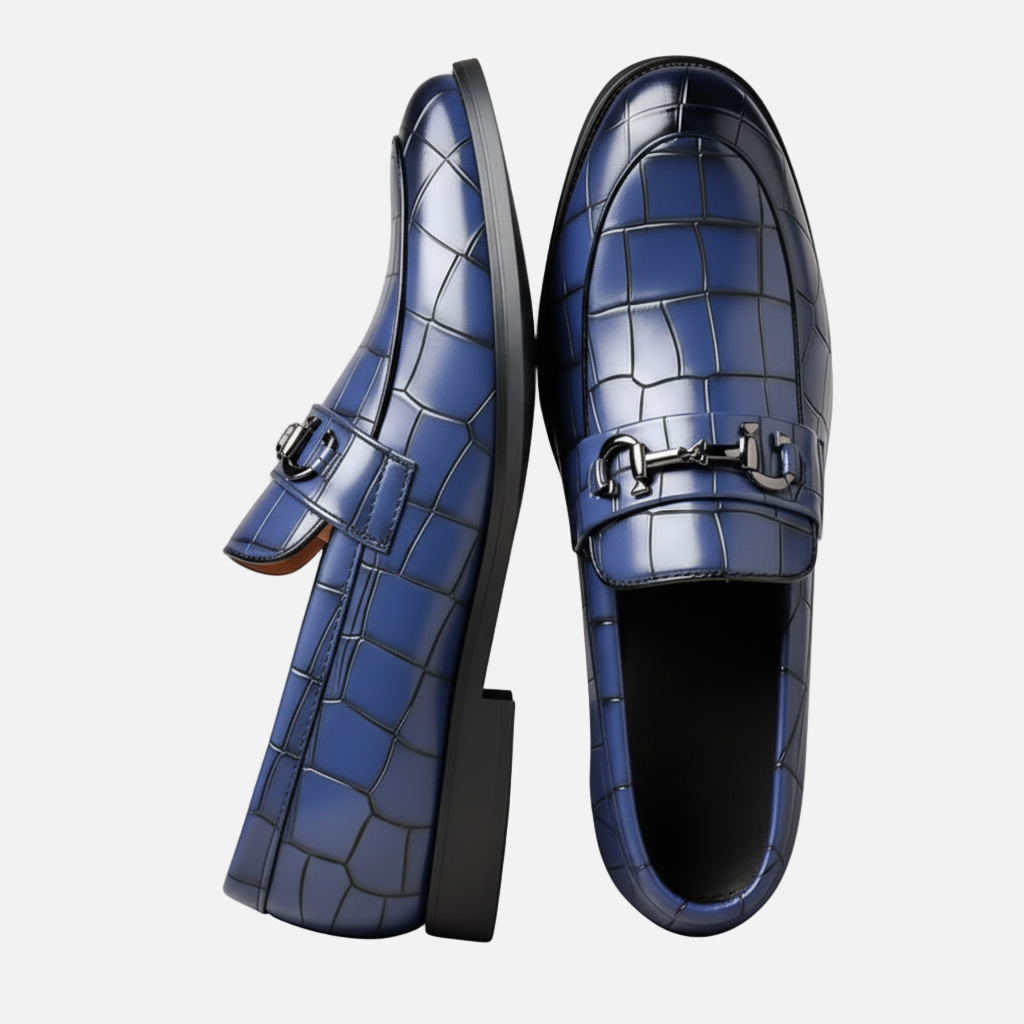 Lauvin | Men’s Penny Loafers – Round Toe Vintage Style