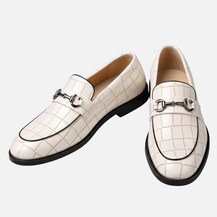 Lauvin | Men’s Penny Loafers – Round Toe Vintage Style
