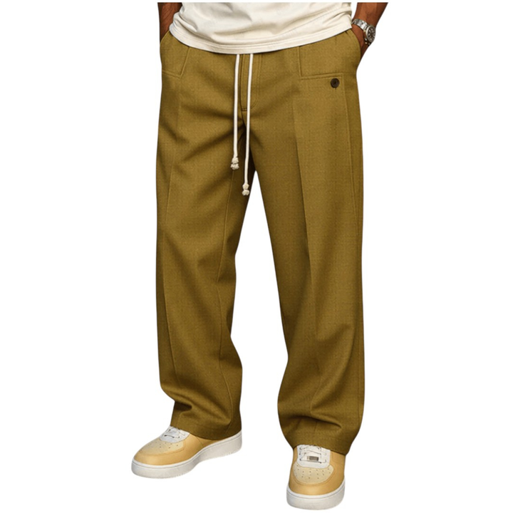 Charles | Casual Structured Design Relaxed Fit Pants