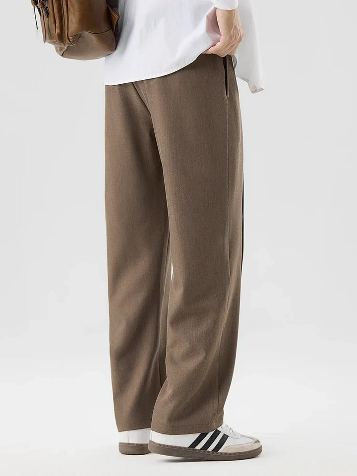Phill | Straight Cut Pleated Pant