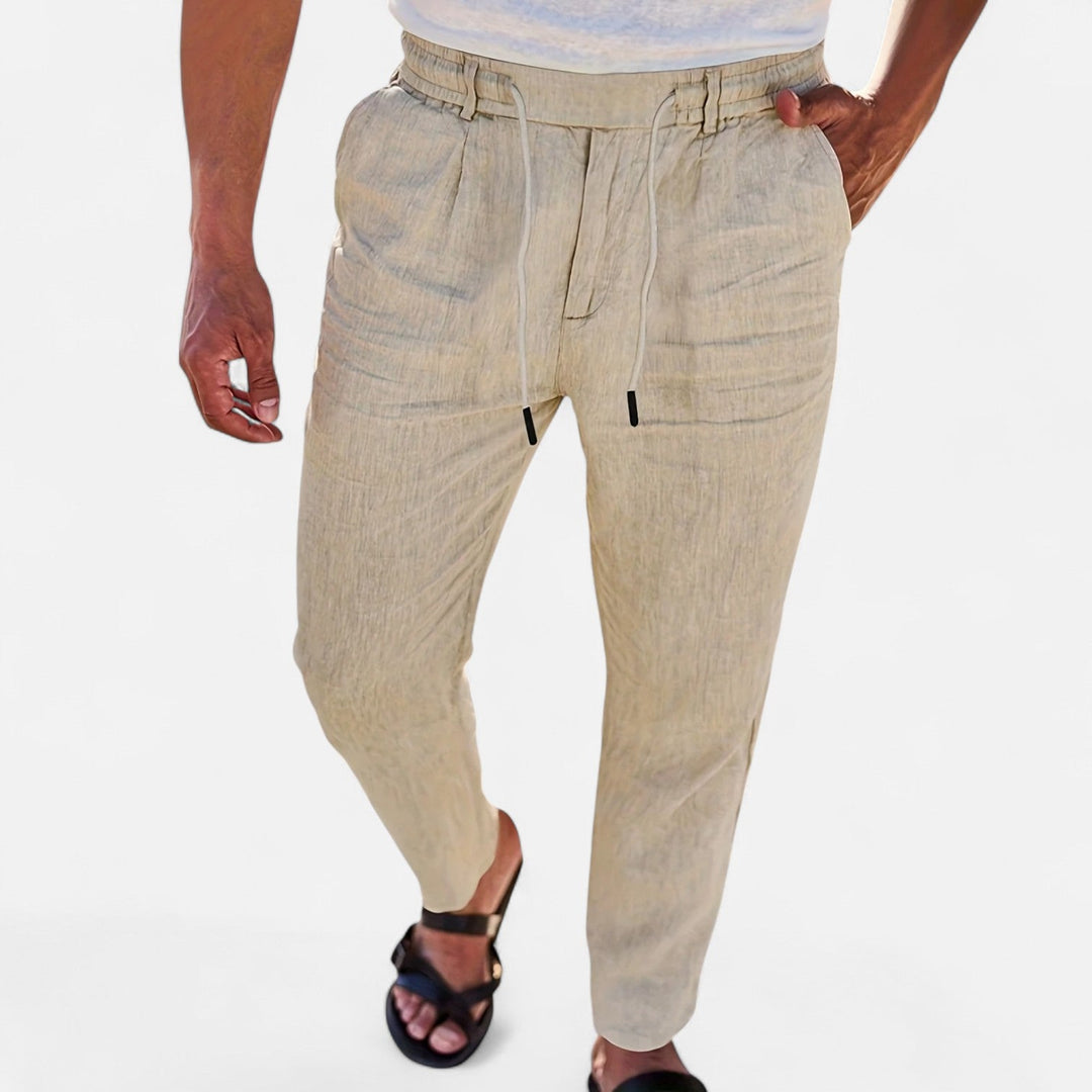 Lauvin | Men’s Linen Trousers – Heritage Lightweight Fit
