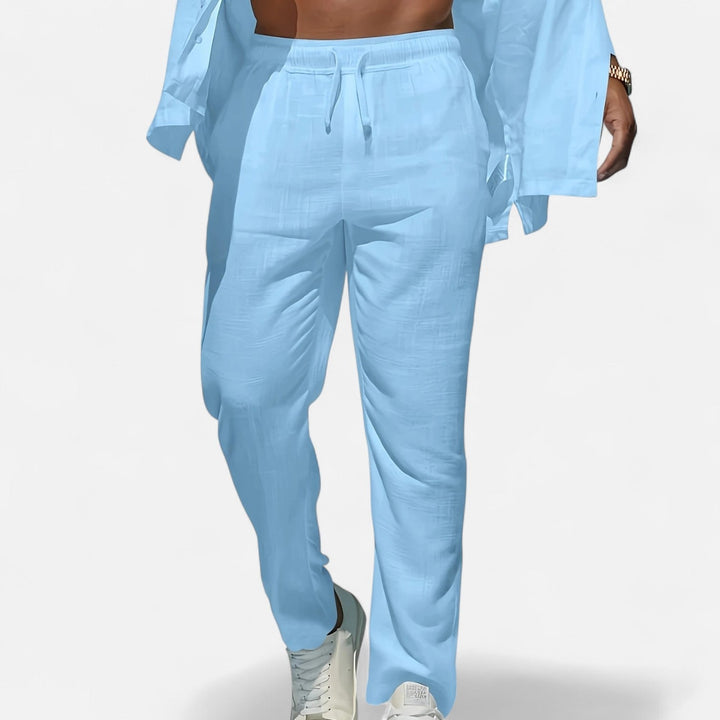 Lauvin | Men’s Linen Trousers – Heritage Relaxed Cut