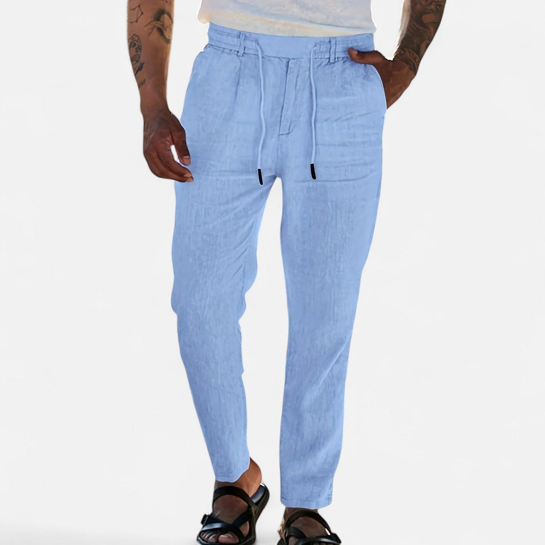 Lauvin | Men’s Linen Trousers – Heritage Lightweight Fit
