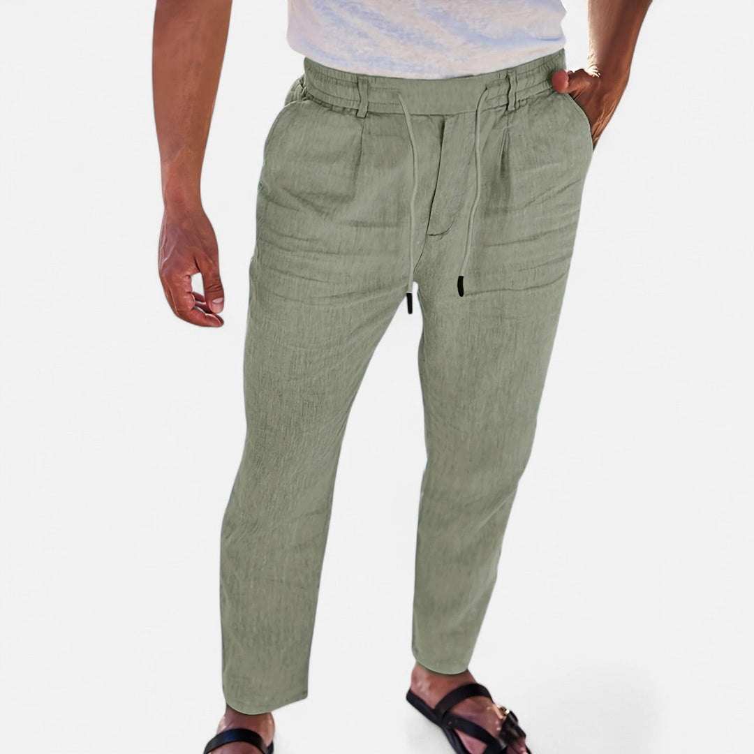 Lauvin | Men’s Linen Trousers – Heritage Lightweight Fit