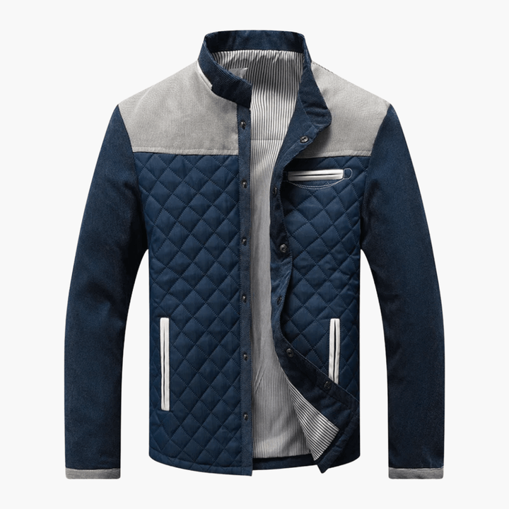 Laurent | Luxury Checkered Men's Coat