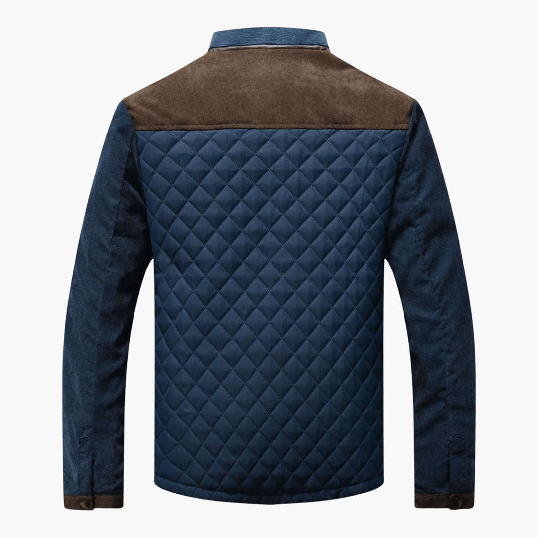 Laurent | Luxury Checkered Men's Coat